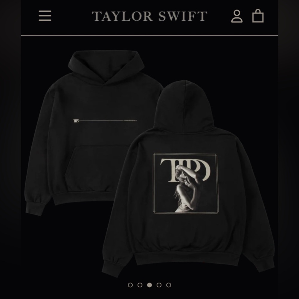 Taylor Swift Tortured Poets Black hoodie XXL